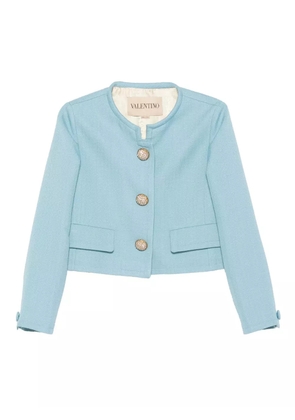 Valentino Garavani embellished button jacket - Blue