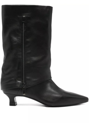 The Seller leather boots - Black