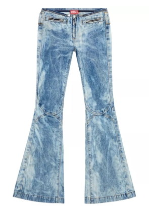 Diesel zip-detail cotton jeans - Blue