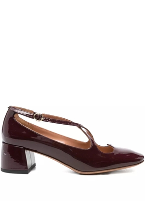 A.Bocca Two for Love cross-strap pumps - Red