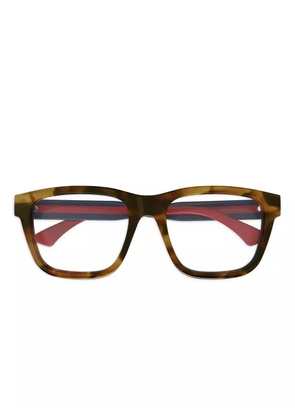 Gucci Eyewear square-frame glasses - Brown