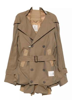 Maison MIHARA YASUHIRO Upside Down trench coat - Brown