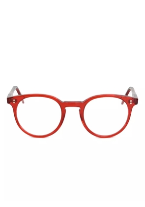 Kador round-frame glasses - Red