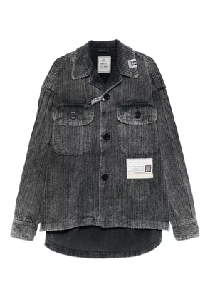Maison MIHARA YASUHIRO corduroy button shirt - Black
