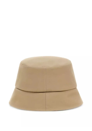Roberto Cavalli embroidered-logo bucket hat - Neutrals