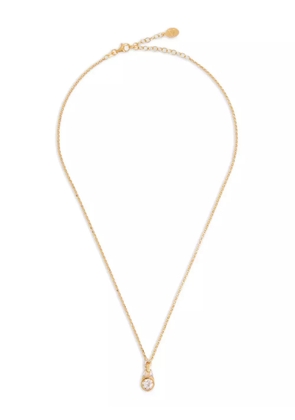 V JEWELLERY round-stone chain necklace - Gold