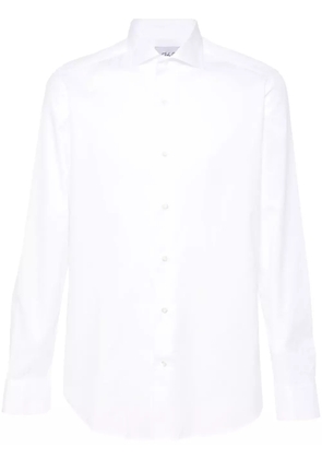 D4.0 plain cotton shirt - White