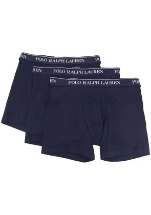 Polo Ralph Lauren logo waistband boxer briefs 3 pack - Blue