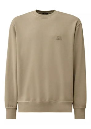 C.P. Company logo-embroidered sweatshirt - Neutrals