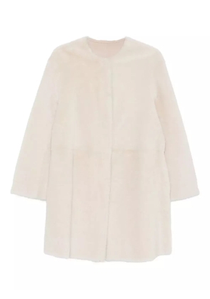Manzoni 24 sheepskin reversible coat - Neutrals