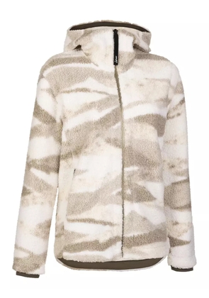 LAMUNT hooded zip-fastening jacket - Neutrals