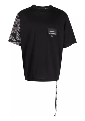 Mastermind World camouflage-print short-sleeved T-shirt - Black