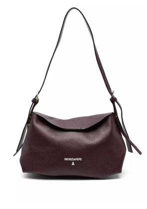 Patrizia Pepe Never Complete buckle-detail shoulder bag - Purple