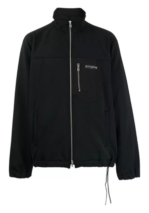 Mastermind World high-neck zip-fastening jacket - Black