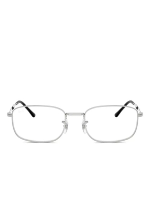 Ray-Ban RB6533 rectangular-frame glasses - Silver