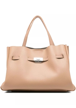 DKNY buckle-fastening tote bag - Neutrals