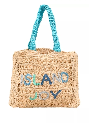DE SIENA SHOES Crochet tote bag - Neutrals