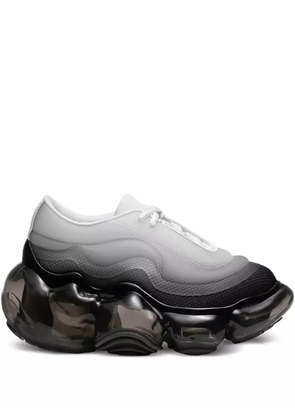 GROUNDS Moopie Fam ombré-effect chunky 'Grey' sneakers