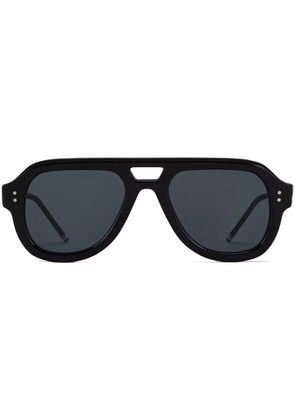 Thom Browne Eyewear pilot-frame sunglasses - Black