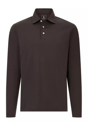 Boggi Milano long-sleeve polo shirt - Brown