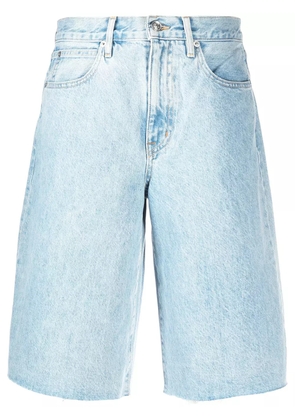SLVRLAKE Grace knee-length denim shorts - Blue