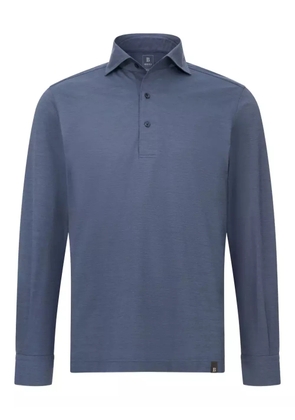 Boggi Milano long-sleeve polo shirt - Blue