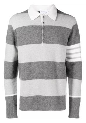 Thom Browne Rugby Jacquard Pullover - Grey