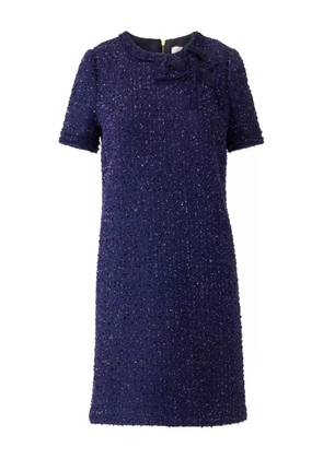 Carolina Herrera tweed midi dress - Blue