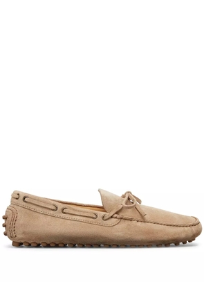 Brunello Cucinelli suede boat shoes - Neutrals