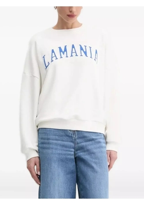 La Mania embroidered sweatshirt - White