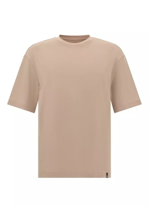 Boggi Milano cotton T-shirt - Brown
