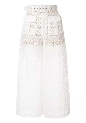 We Are Kindred Romily belted wide-leg trousers - White