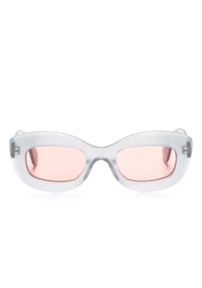 Garrett Leight Dolores rectangle-frame sunglasses - Blue