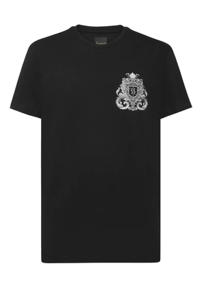 Billionaire crest-print T-shirt - Black