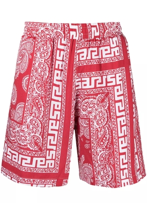 Aries paisley print swim shorts - Red