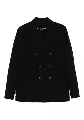 Circolo 1901 double-breasted buttoned jacket - Black