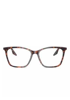 Ray-Ban RB5422 tortoiseshell oversized glasses - Red