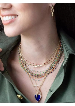 Jennifer Meyer 18k yellow gold Wishbone diamond necklace