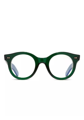 Cutler & Gross round-frame glasses - Green