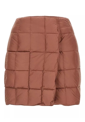 Ienki Ienki Platha quilted-padded mini skirt - Brown