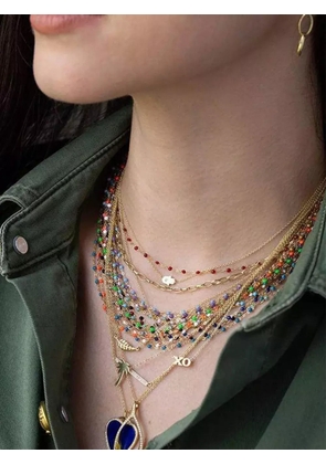 Jennifer Meyer 18K yellow gold diamonds necklace