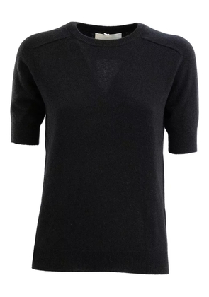 Lisa Yang short-sleeve cashmere sweater - Black