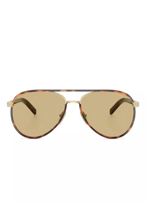 Prada Eyewear pilot-frame sunglasses - Brown