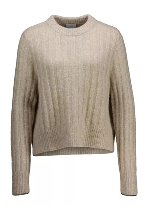Allude rib-knit crew-neck sweater - Neutrals