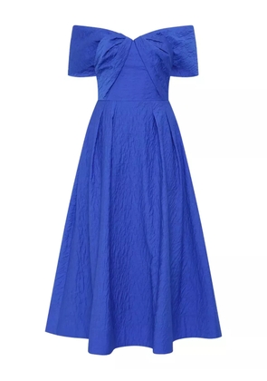 Rebecca Vallance Viola off-shoulder midi dress - Blue