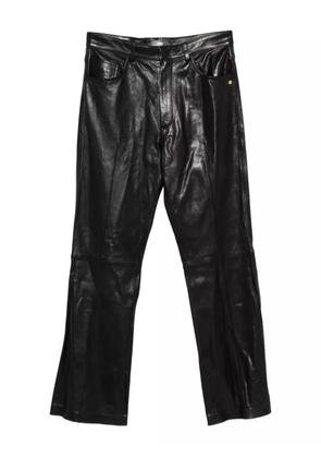 AMIRI leather bootcut trousers - Black
