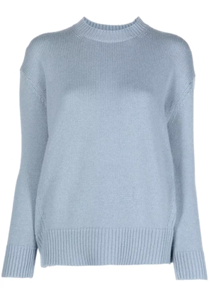 'S Max Mara round-neck wool-blend jumper - Blue