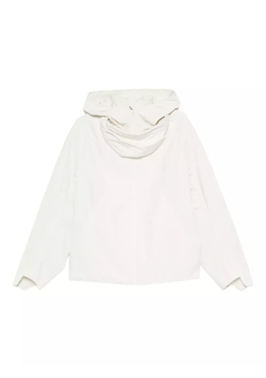 YCH hooded zip-front jacket - White