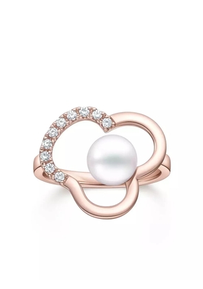 TASAKI 18kt rose gold Chants pearl and diamond ring - Pink