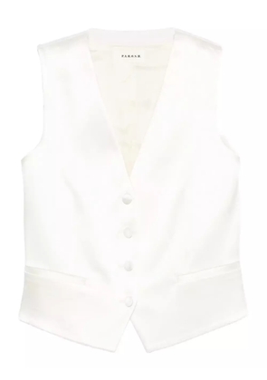P.A.R.O.S.H. button-fastening waistcoat - White